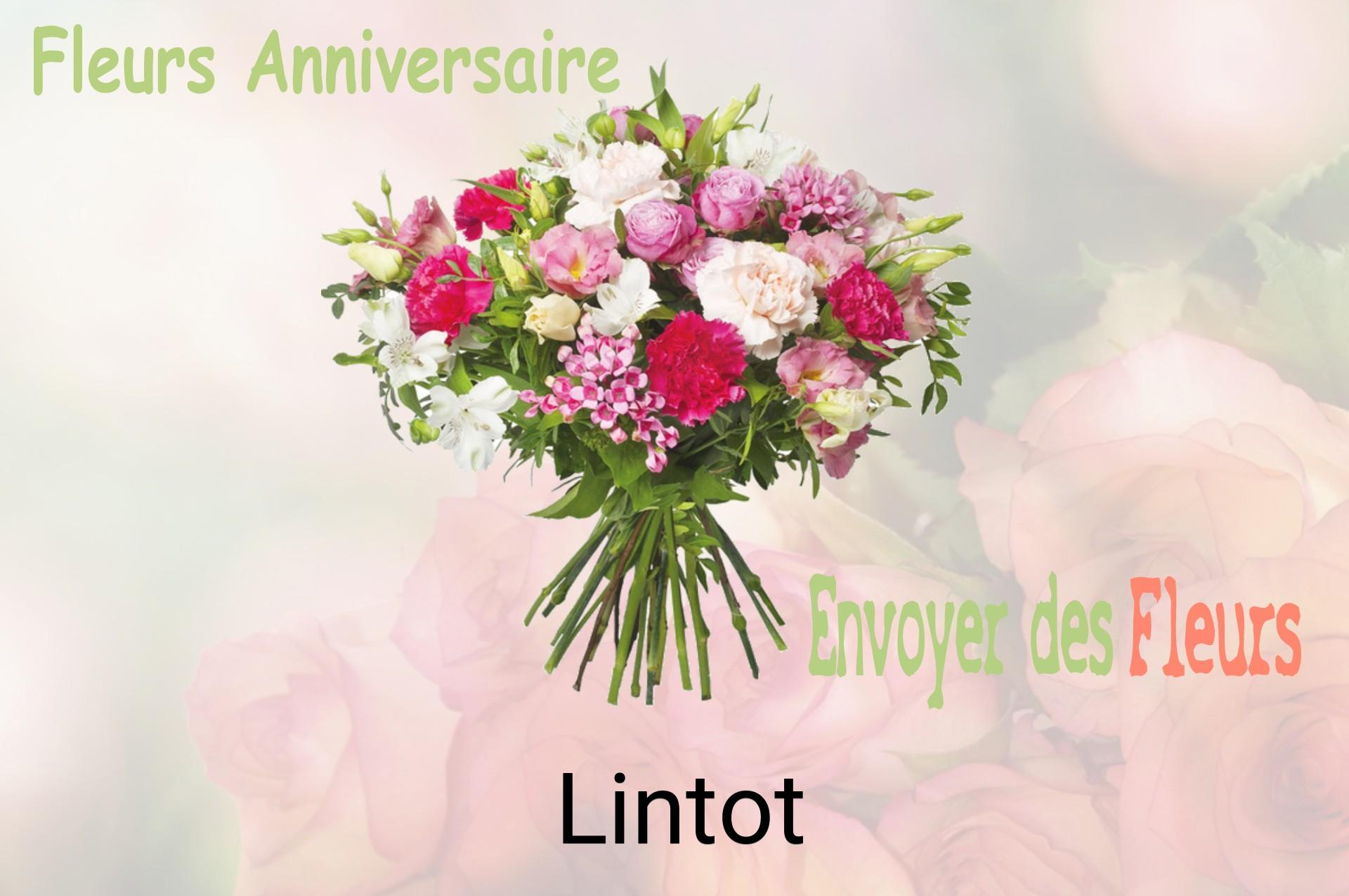 Bouquet de fleurs d’anniversaire livré à Lintot
